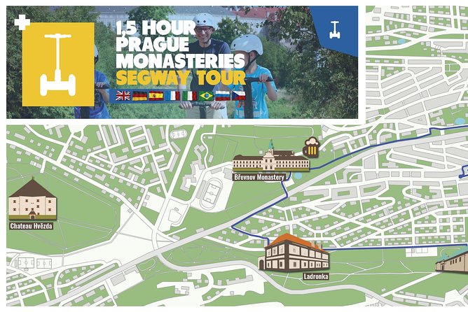 1.5h Small Group Segway Tour & Free Taxi Transfer ️with PragueWay - Strahov Monastery and its famous library