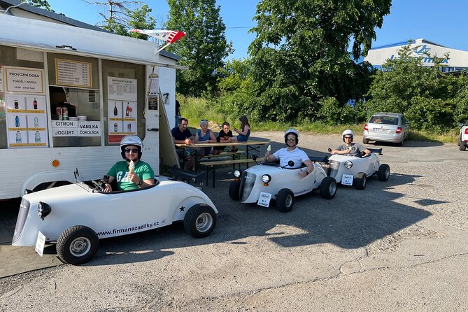 1-Hour Ride Across the Prague in Mini Hot Rod Car - The guide and the small-group feel