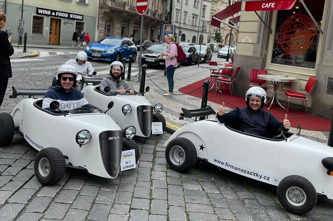 1-Hour Ride Across the Prague in Mini Hot Rod Car - From Prague 7 toward the city center