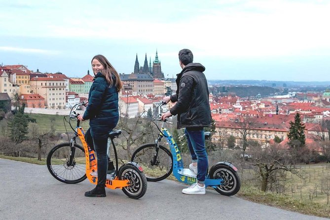 2026 Best Reviews: Prague Monster Bike Tour with a Live Guide - Charles Bridge from a moving viewpoint