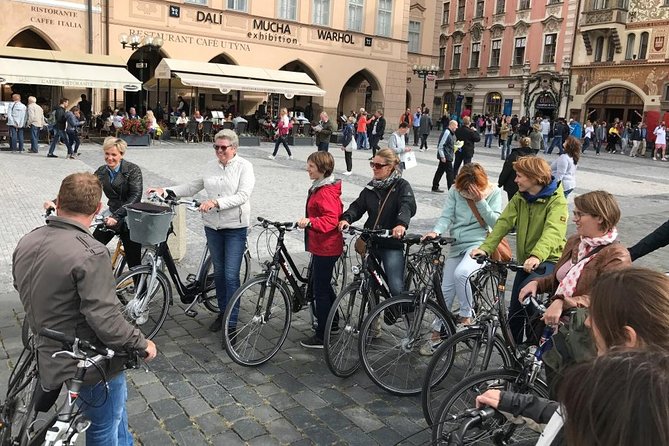 3-hour Complete Prague Bike Tour - David Černý’s Babies bring a modern jolt