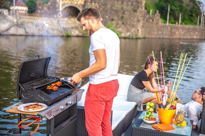 3 Hours Prague Private Boat Cruise Beer or Prosecco Unlimited - Prague Castle from the Vltava