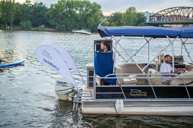 3 Hours Prague Private Boat Cruise Beer or Prosecco Unlimited - Music, seating, and the party atmosphere