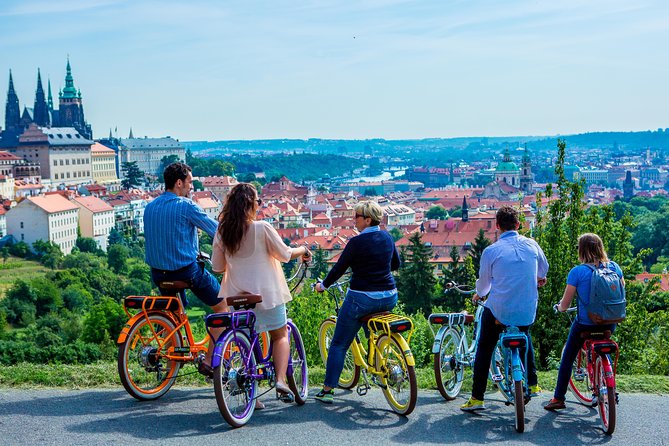 7 BEST VIEWS - PRAGUE eBIKE TOUR - Petrin Park and the first major view