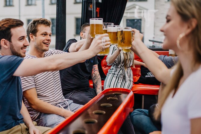 Adults-only Prague Beer Bus Tour - Staff, music, and the party atmosphere