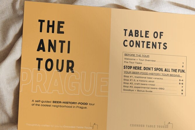 Anti Tour Prague - Self Guided Beer and Food Tour - What the mobile guide does well