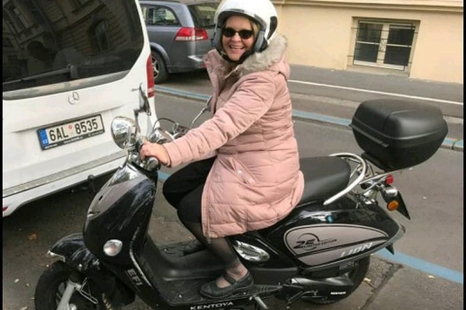 Big scooter tour of Prague, for two (audio guide) - Villa Bílek brings in Czech sculpture