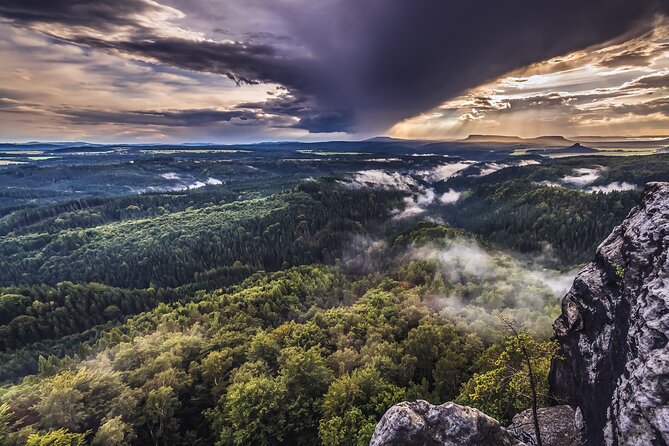 Bohemian Switzerland From Prague with Brewery Tour & Beer Tasting - Neurathen Castle and the remains among the rocks