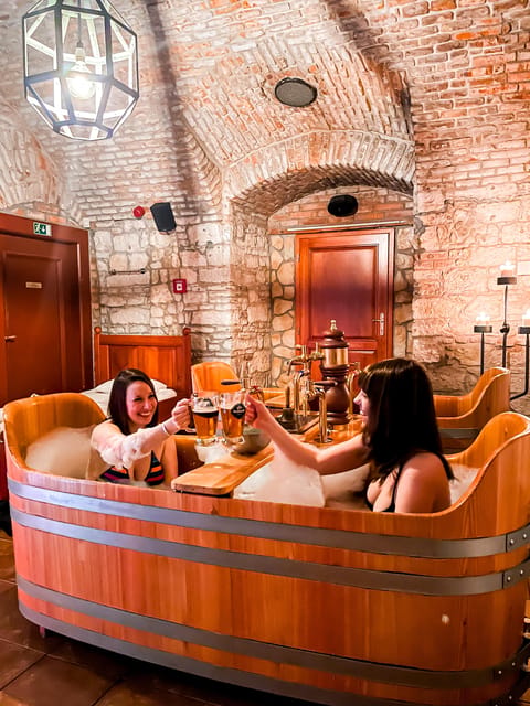 Caroline Bernard Beer Spa Prague with Beer & Massage Option - Adding the 20-minute massage