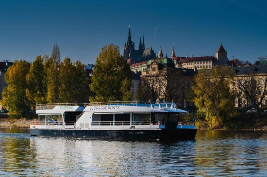 City Sightseeing Prague HOHO Bus, Castle Tour + River Cruise - Blue Line: frequent service through the center