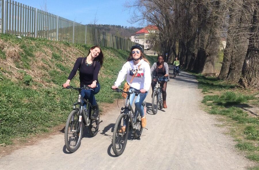 Coutryside bike tour to Karlstejn Castle. - The guide and the feel of the day