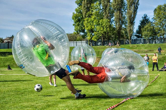 Crazy Bubbles - Bubble Football & Other Activities - The first meeting at Polská in Vinohrady