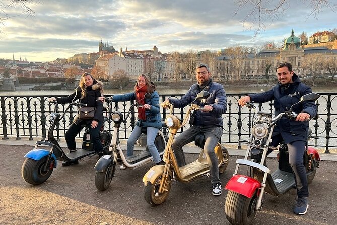 Create your own route on eScooter and enjoy Prague on wheels! - St. Vitus Cathedral from the castle complex