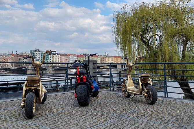 Create your own route on eScooter and enjoy Prague on wheels! - Lennon Wall, Charles Bridge, and the river side