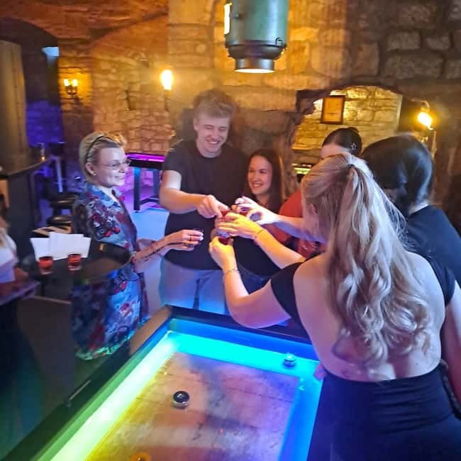 Crew Bar Prague: Open bar, ping pong or shuffleboard game - What the Open Bar Really Includes