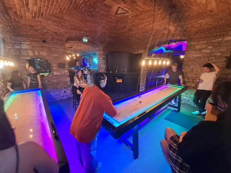 Crew Bar Prague: Open bar, ping pong or shuffleboard game - Shuffleboard for a Slower Contest