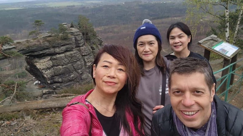 Day trip from Prague to Bohemian and Saxon Switzerland - Walking through Bohemian Switzerland to Pravčická Gate
