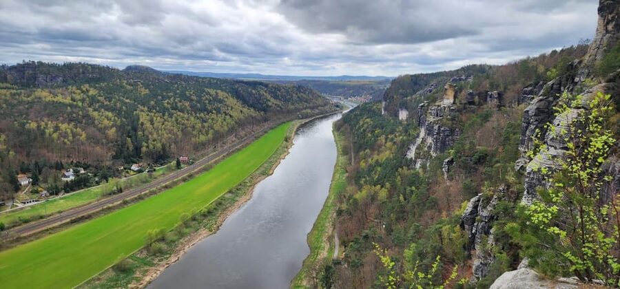 Day trip from Prague to Bohemian and Saxon Switzerland - The Kamenice Gorge by boat