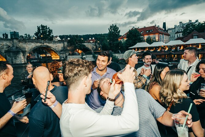 Drunken Monkey Prague Boat Party w/ 2hr Open Bar, DJ & Club Entry - Finding pier 16 at 8 pm
