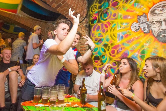 Drunken Monkey Pub Crawl with Open Bar & Club Entry - The night starts at Drunken Monkey Prague