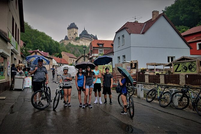 E Bike Day Trip I Visit a Roman Castle and Taste Craft Beer - Karlstejn Castle: a short look at a Czech landmark