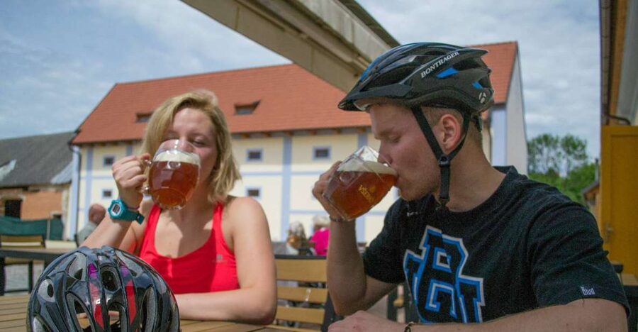 E-Bike Day Trip: Visit a Roman Castle and Taste Craft Beer - Leaving Prague by e-bike