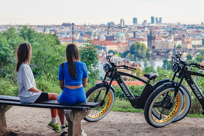 Ebike Sunset tour of Prague - The Prague Metronome and a piece of political history