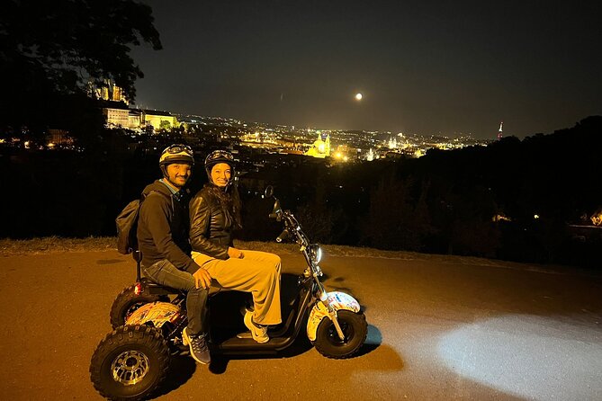Electric Trike Night Tour in Prague - Live Guided - Prague Castle from the outside