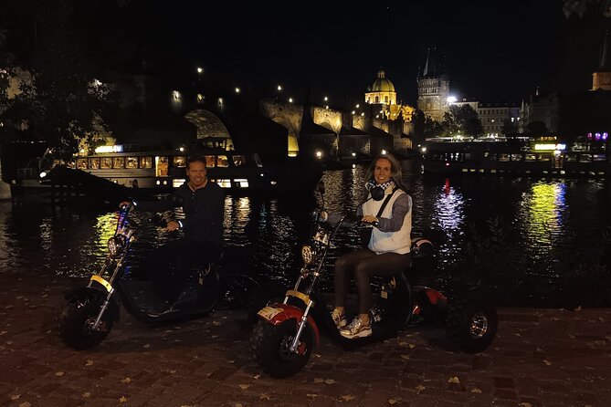 Electric Trike Night Tour in Prague - Live Guided - Strahov Monastery and a local beer pause