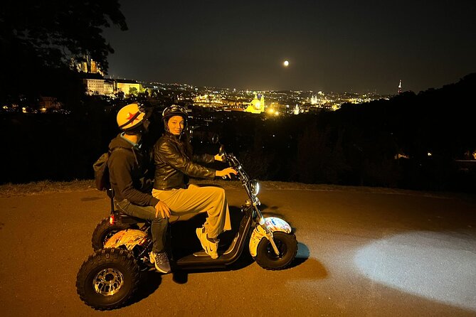 Electric Trike Night Tour in Prague - Live Guided - Franz Kafka, Rudolfinum, and Pařížská Street