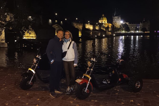 Electric Trike Night Tour in Prague - Live Guided - Old Town Square and the Astronomical Clock
