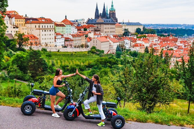 Electric Trike Tour in Prague - City Sightseeing & Fun Riding - The Letna Viewpoint and Five Bridges