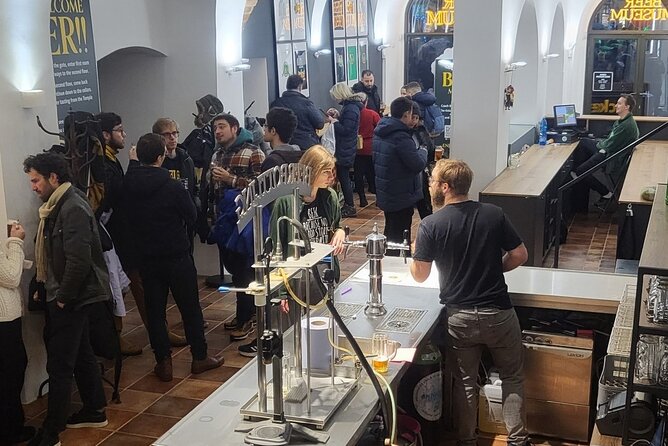 Enjoy 3 beers in Czech Beer Museum - The tasting room and three Czech beers