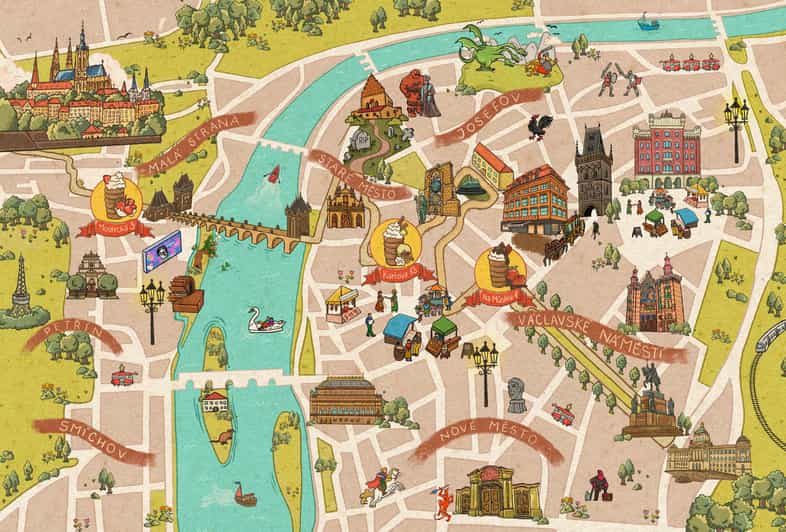 Explore Prague with our chimney cake Prague trail! - Key points at a glance