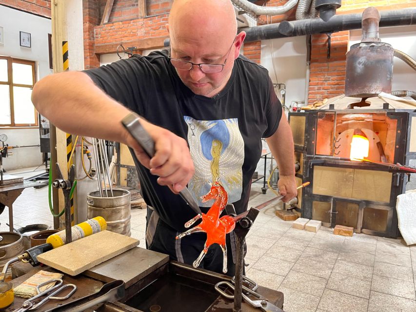 From Prague: Bohemian Glass Crystal Private Tour with Lunch - The Novotný Glass Museum: craft, trophies, and private collections