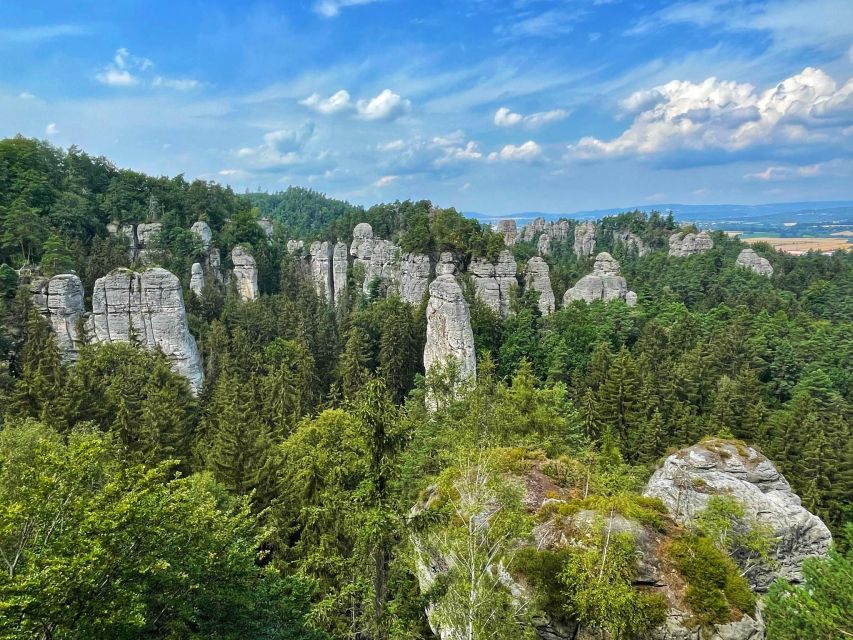 From Prague: Full-Day Bohemian Paradise Guided Hiking Trip - The symbolic climber cemetery gives the route a human story