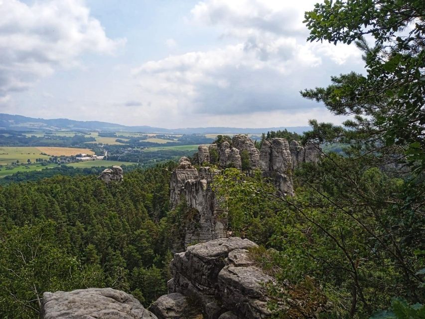 From Prague: Full-Day Bohemian Paradise Guided Hiking Trip - The Prague meeting point and two-hour train ride