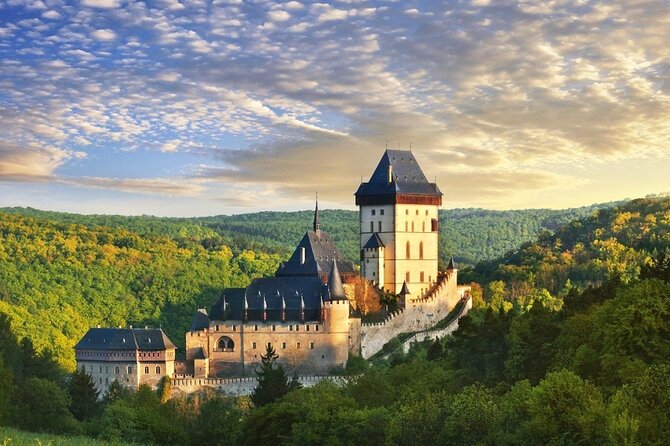 From Prague: Small-Group Karlstejn Castle & Koneprusy Caves Trip - Big America Canyon and the turquoise quarry