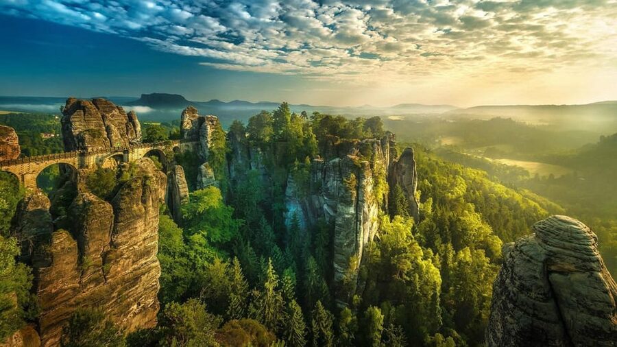 From Prague: Tour to Saxon and Bohemian Switzerland - Pravcicka Brana and the reward at the top