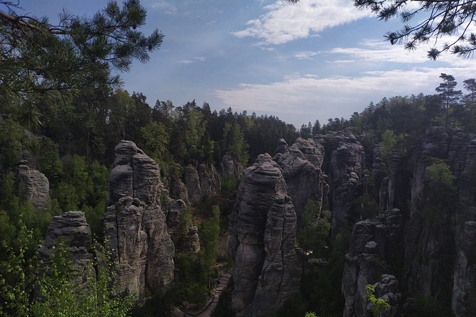 Full day trip to Bohemian Paradise UNESCO park - Pařez Castle, rock formations, and forest paths