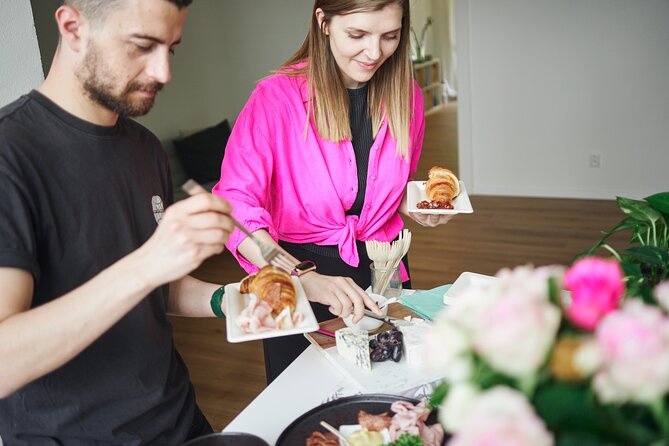 Gourmet Brunch with Chef: Unlimited Drinks & Stunning River Views - Beurre-baked eggs with a touch of caviar