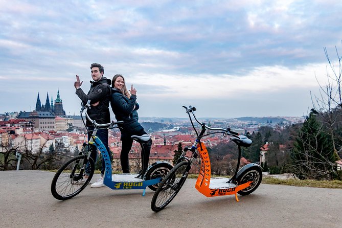 Grand City Tour of Prague on Cruiser e-Bikes or e-Scooters - A Fast Ride Through Prague’s Big Picture