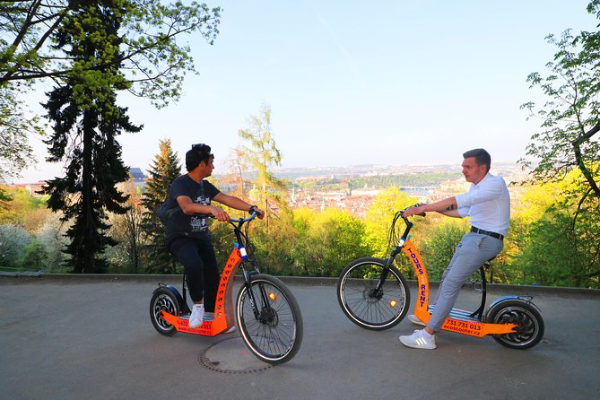 Grand City Tour of Prague on Cruiser e-Bikes or e-Scooters - Strahov Monastery and Its Historic Brewery