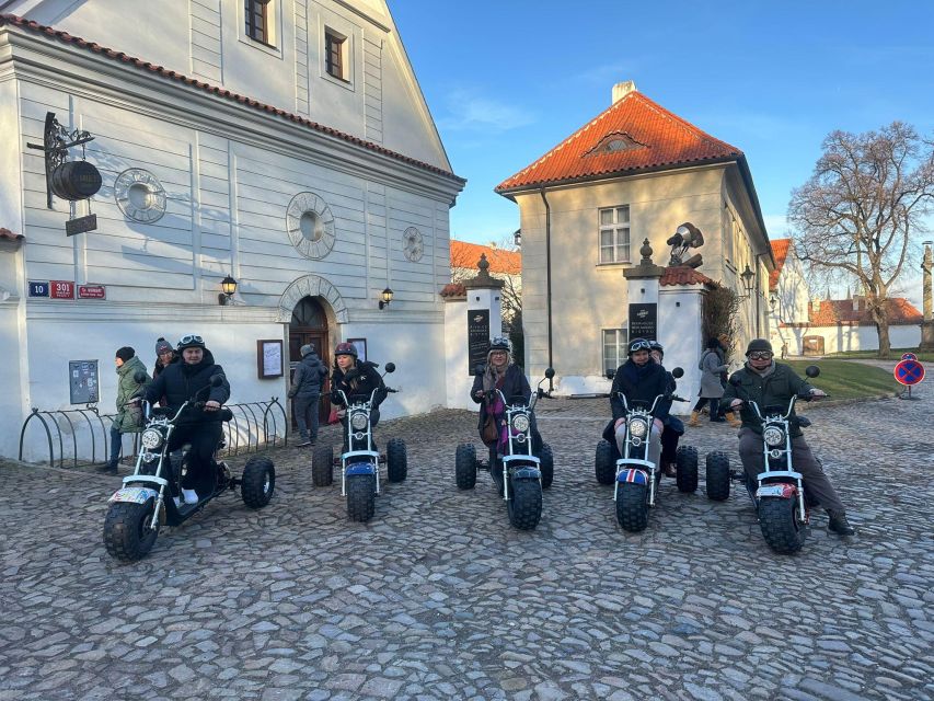 Grand City Tour on Electric Trike in Prague - Live Guided - Prague Castle and Strahov Monastery