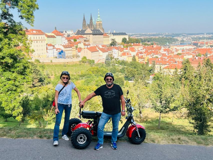 Grand City Tour on Electric Trike in Prague - Live Guided - Wenceslas Square, the Powder Tower, and the city centre