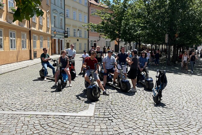 Guided sightseeing e-scooter tour of Prague: 2 hours - Starting in Old Town with a short practice session
