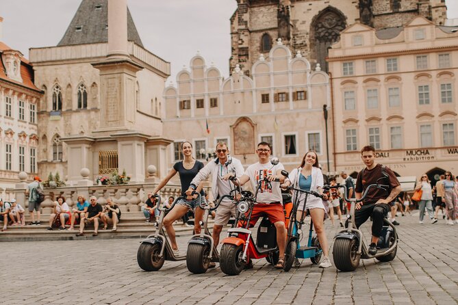 Guided sightseeing e-scooter tour of Prague: 2 hours - Strahov Monastery and the higher views