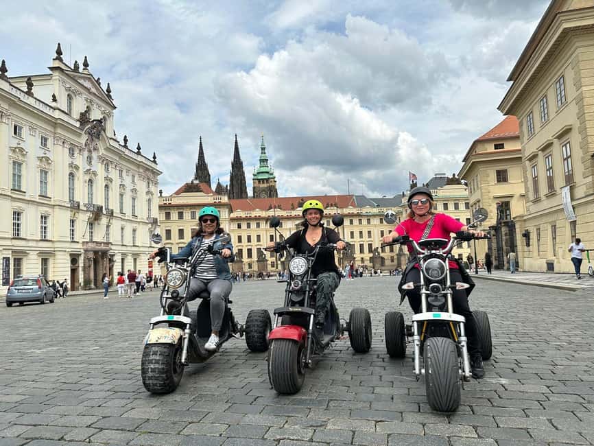Heart of Prague tour on Tricycle electric scooter - Key points to know before you book