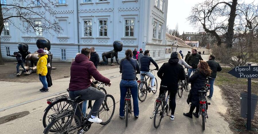 Hidden Prague Bike Tour - Vyšehrad, cathedral, and the Czech national cemetery