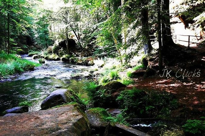 Hiking in Bohemian Switzerland - a day trip from Prague - The walk to Pravčice Gate